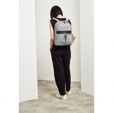 BEAUCHAMP L Laptop Backpack 14" (Grey Check)