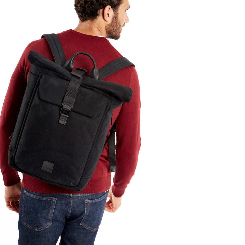 NOVELLO Rolltop Backpack 15" (Black)