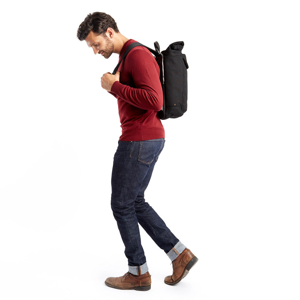 NOVELLO Rolltop Backpack 15" (Black)