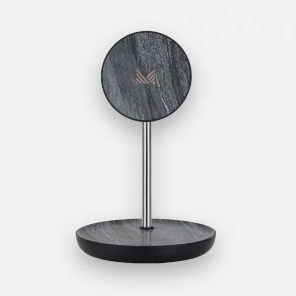 MONOCOZZI Motif l 2 in 1 Wireless Charging Stand (Marble Noir)