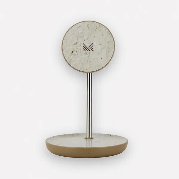 MONOCOZZI Motif l 2 in 1 Wireless Charging Stand (Cream Quartz)