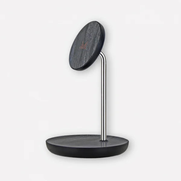 MONOCOZZI Motif l 2 in 1 Wireless Charging Stand (Marble Noir)