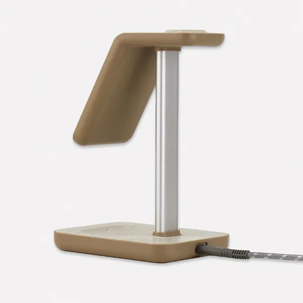 MONOCOZZI Motif | 3 in 1 Wireless Charging Stand (Cream Quartz)