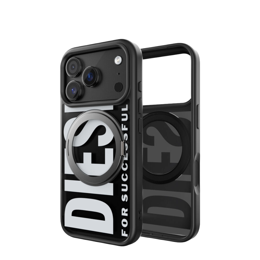 DIESEL Ringstand-Magsafe case for iPhone 17 Pro (Black)