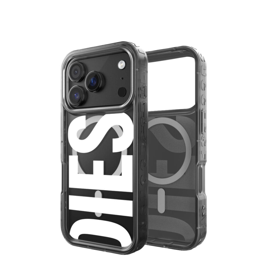 DIESEL Biscotto Bumper Case with MagSafe FW25 for iPhone 17 Pro Max (Black)
