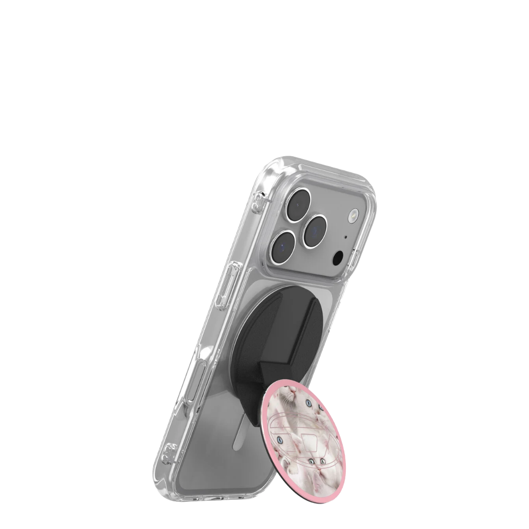 DIESEL Oval D Cats MagSafe GripStand (Pink)