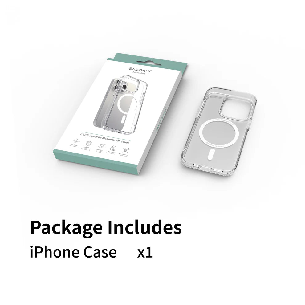MEGIVO AeroShield For iPhone 15 (Clear)