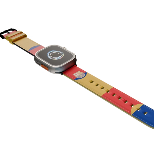 FC BARCELONA Apple Watch Band Real Leather 44/45" MF