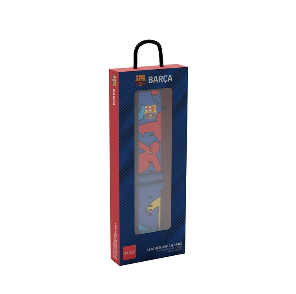 FC BARCELONA Apple Watch Band Real Leather 44/45" SP