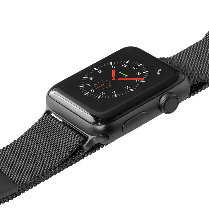 LAUT Steel Loop Watch Strap for Apple Watch Series 4-10 & SE & ULTRA 49/46/45/44mm (Black)