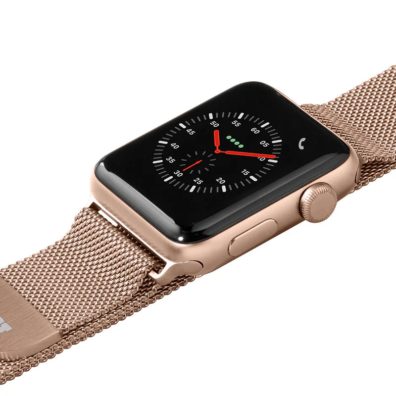 LAUT Steel Loop Watch Strap for Apple Watch Series 4-10 & SE & ULTRA 42/41/40mm (Gold)