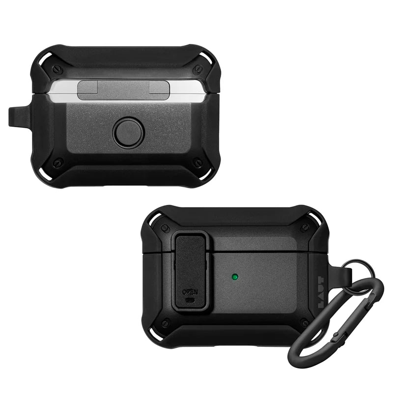 LAUT ZENTRY case for AirPods Pro (1st & 2nd Generation) (Black)