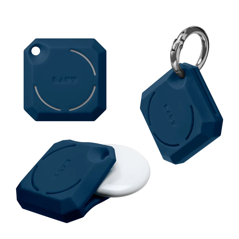 LAUT HUEX GEM case for AirTag (Navy)