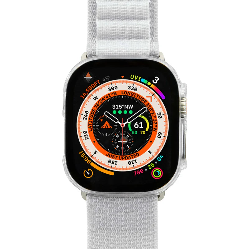 LAUT SHIELD Watch Case for Apple Watch Ultra / Ultra 2 / 49mm (Clear)