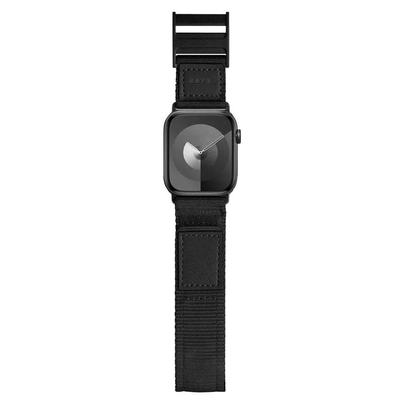 LAUT CHAMPS SPORT Watch Strap for Apple Watch Series 4-10 & SE & ULTRA 44/45/46/49mm (Black)