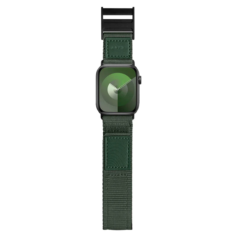 LAUT CHAMPS SPORT Watch Strap for Apple Watch Series 4-10 & SE & ULTRA 44/45/46/49mm (Green)