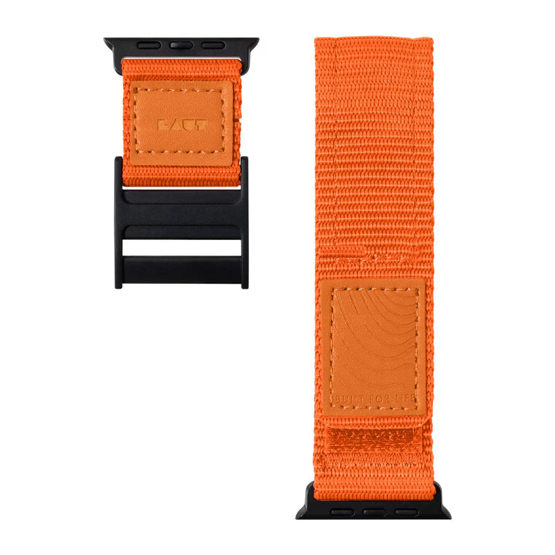 LAUT CHAMPS SPORT Watch Strap for Apple Watch Series 4-10 & SE & ULTRA 44/45/46/49mm (Orange)