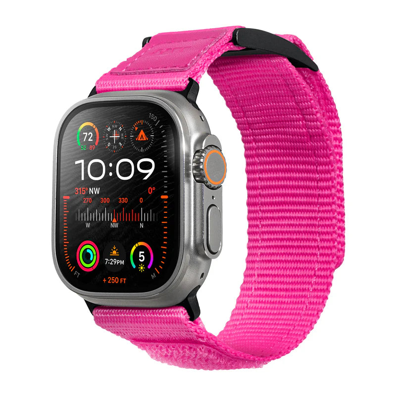 LAUT CHAMPS SPORT Watch Strap for Apple Watch Series 4-10 & SE & ULTRA 44/45/46/49mm (Pink)