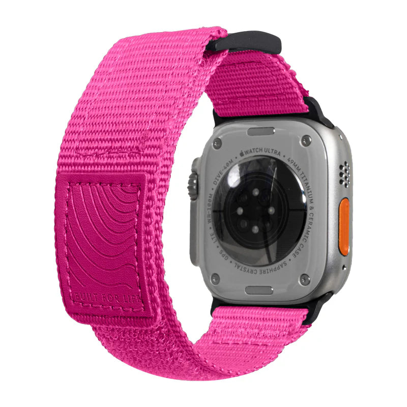 LAUT CHAMPS SPORT Watch Strap for Apple Watch Series 4-10 & SE & ULTRA 44/45/46/49mm (Pink)