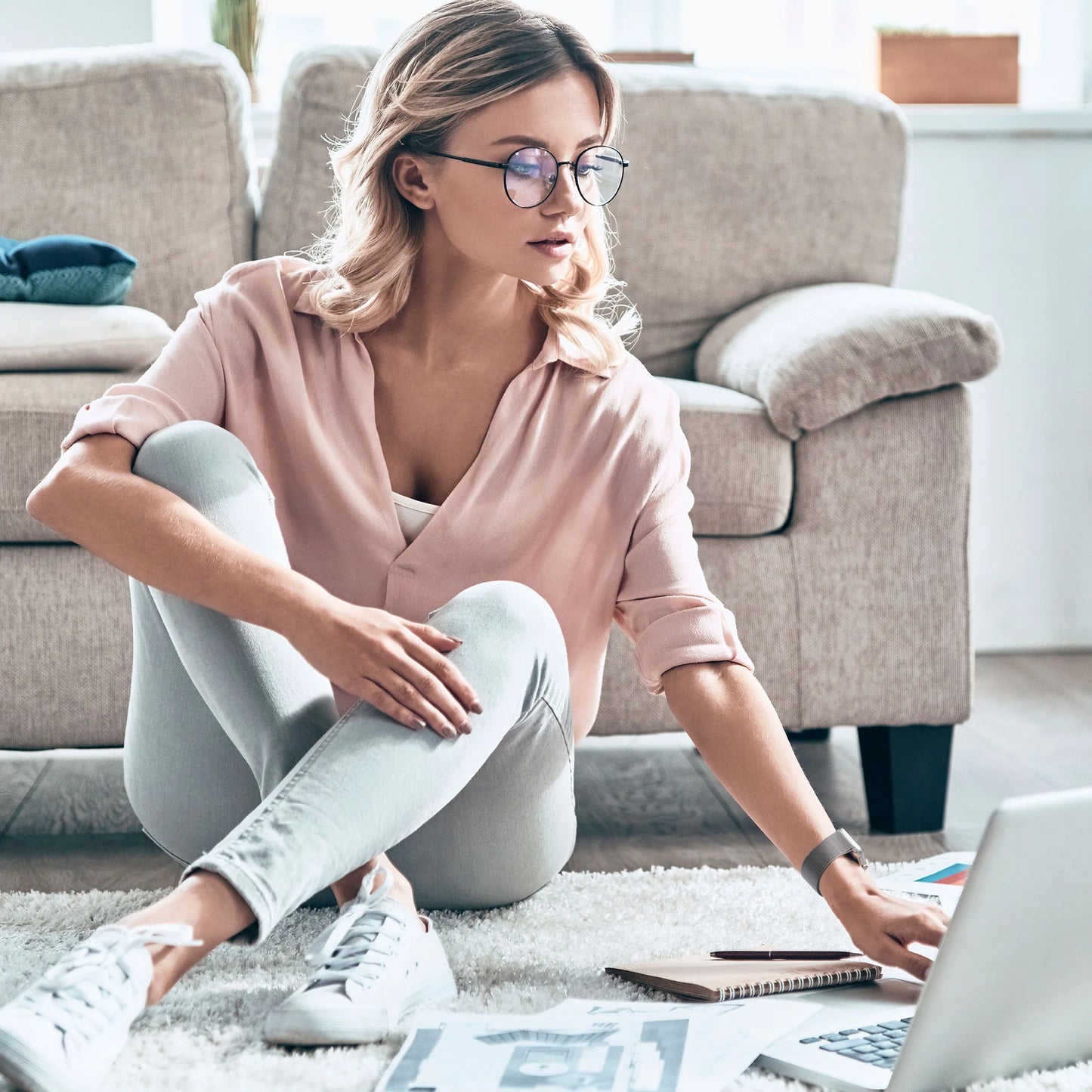 LAUT Steel Loop Watch Strap for Apple Watch Series 4-10 & SE & ULTRA 49/46/45/44mm (Black)