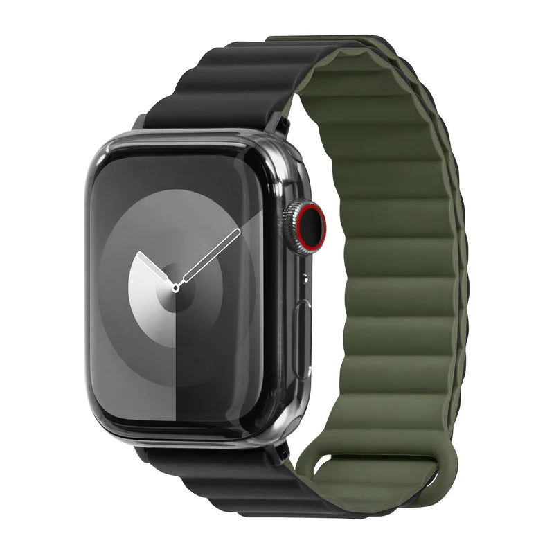 LAUT NOVI SPORT Watch Strap for Apple Watch Series 4-10 & SE & ULTRA 49/46/45/44mm (Black)