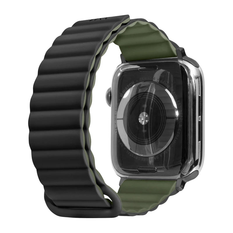 LAUT NOVI SPORT Watch Strap for Apple Watch Series 4-10 & SE & ULTRA 49/46/45/44mm (Black)