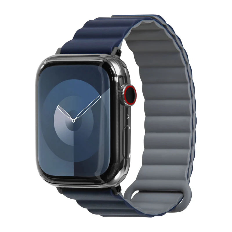 LAUT NOVI SPORT Watch Strap for Apple Watch Series 4-10 & SE & ULTRA 42/41/40mm (Navy)
