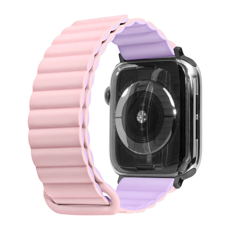 LAUT NOVI SPORT Watch Strap for Apple Watch Series 4-10 & SE & ULTRA 42/41/40mm (Pink)