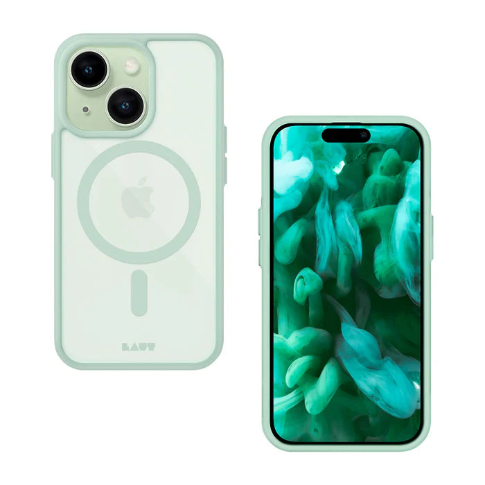 LAUT HUEX PROTECT case for iPhone 15 (6.1") (Mint)