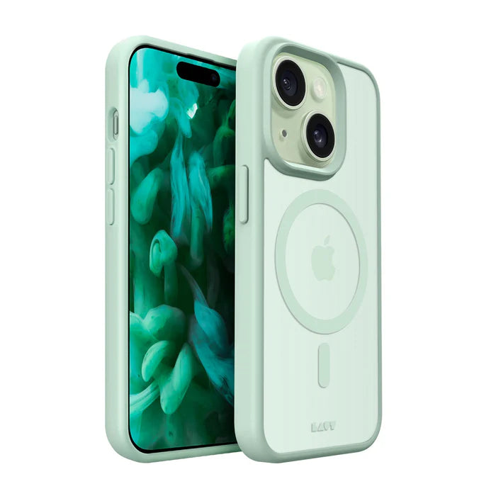 LAUT HUEX PROTECT case for iPhone 15 (6.1") (Mint)