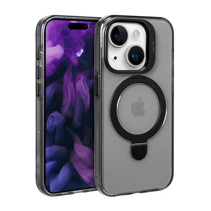 LAUT REVIVE PROP case for iPhone 15 (6.1") (Black Crystal)