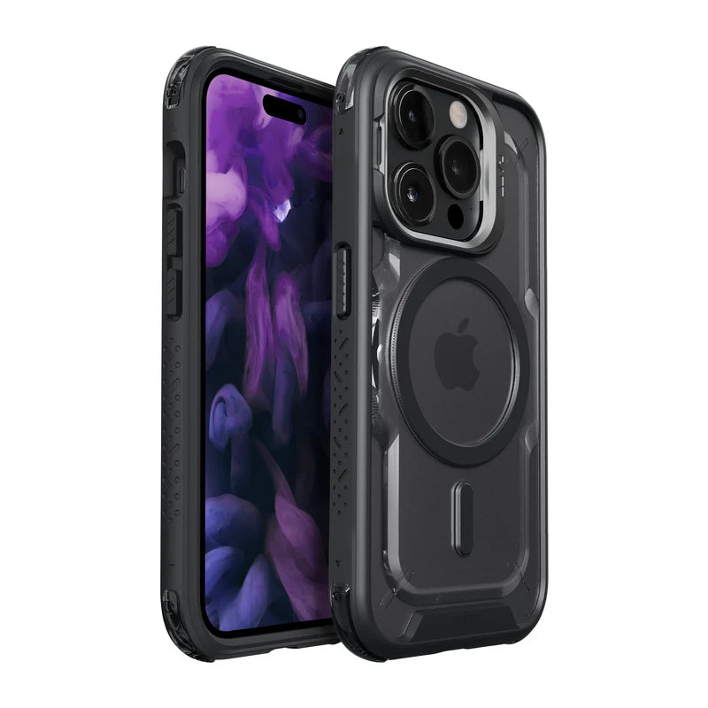 LAUT CRYSTAL MATTER case for iPhone 15 Pro (6.1") (Black)