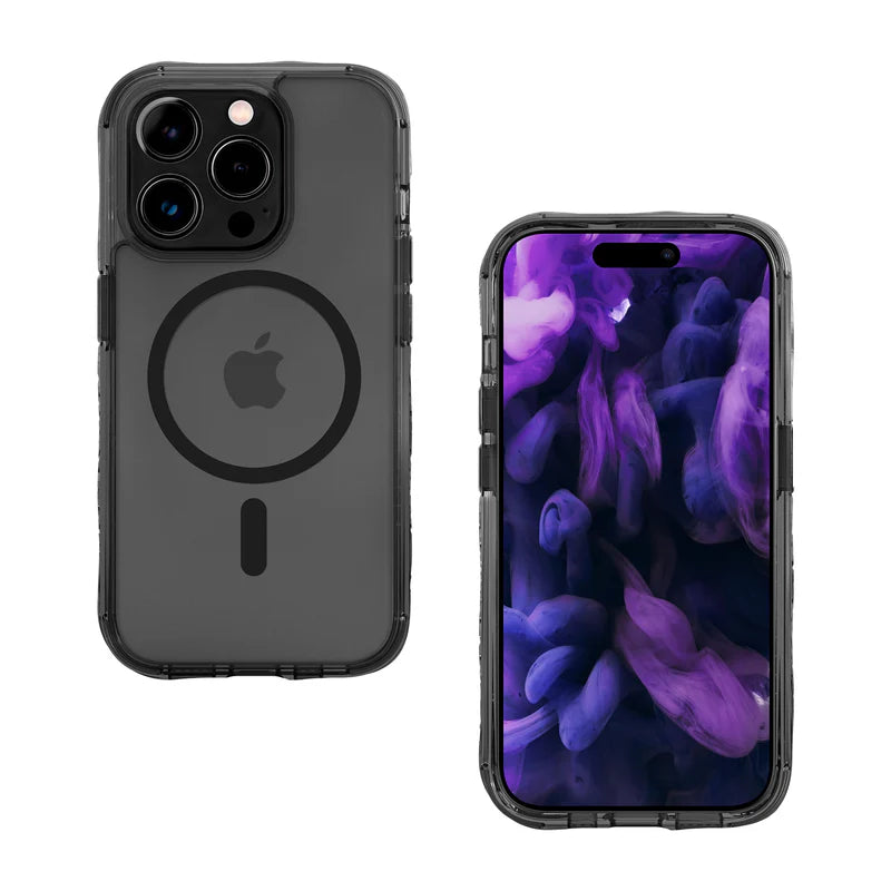 LAUT CRYSTAL MATTER X case for iPhone 15 Pro (6.1") (Black)