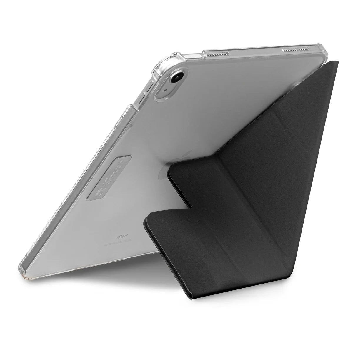 LAUT HUEX FOLIO Versatile Stand case with Stylus Pen Slot for iPad 10.9" ((A16) 11th Gen, 2025 / 10th Gen, 2022) (Black)