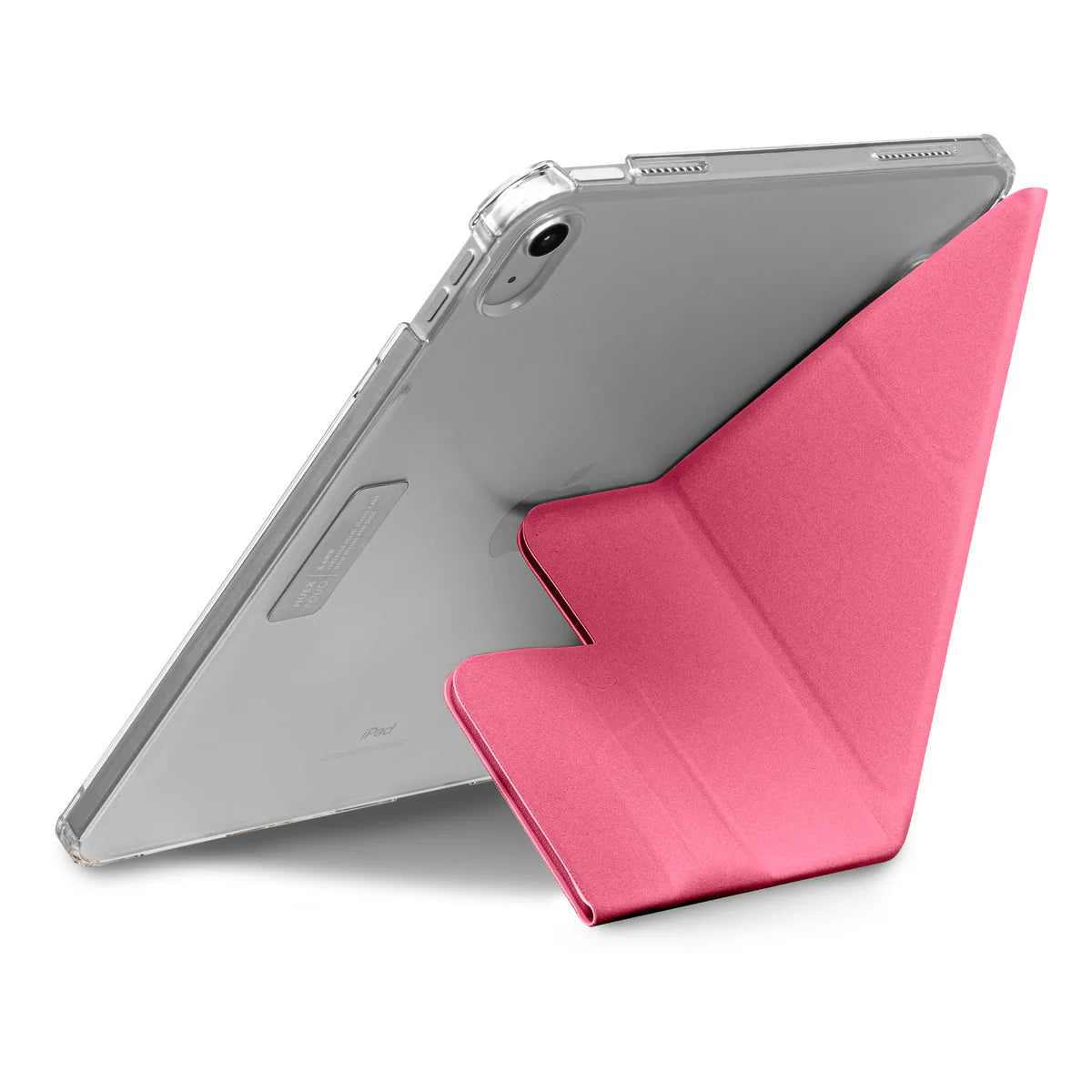 LAUT HUEX FOLIO Versatile Stand case with Stylus Pen Slot for iPad 10.9" ((A16) 11th Gen, 2025 / 10th Gen, 2022) (Pink)