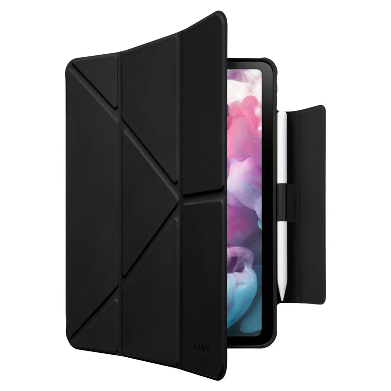 LAUT HUEX SLIM FOLIO case for iPad 10.9" ((A16) 11th Gen, 2025 / 10th Gen, 2022) (Black)