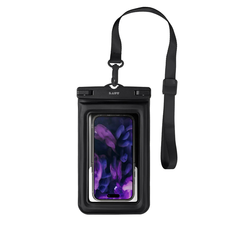 LAUT POP AQUA IP68 Waterproof Phone Pouch (Black)