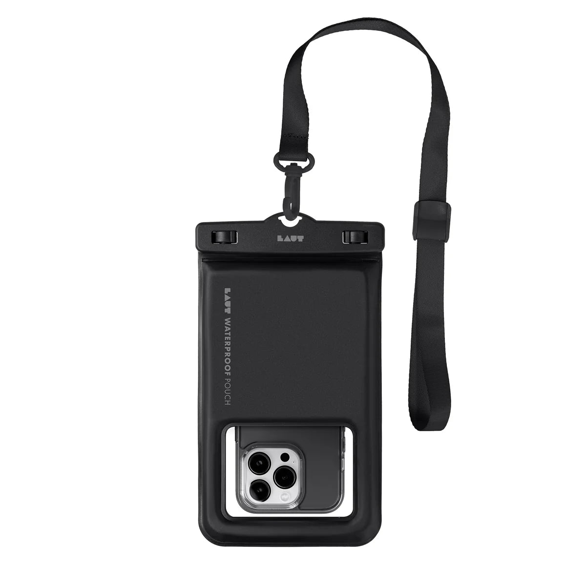 LAUT POP AQUA IP68 Waterproof Phone Pouch (Black)