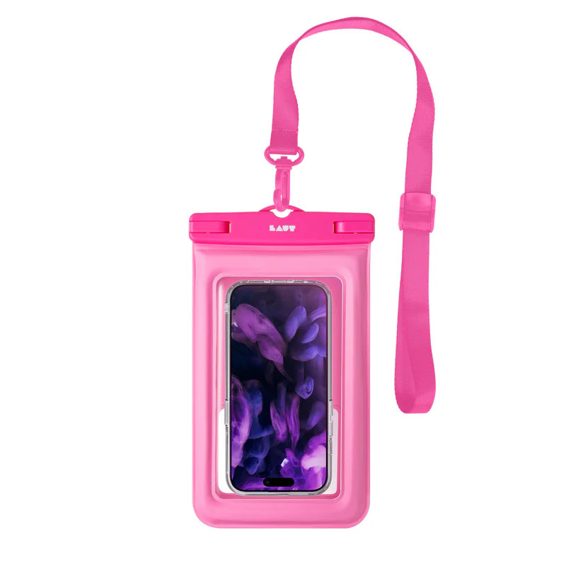 LAUT POP AQUA IP68 Waterproof Phone Pouch (Pink)
