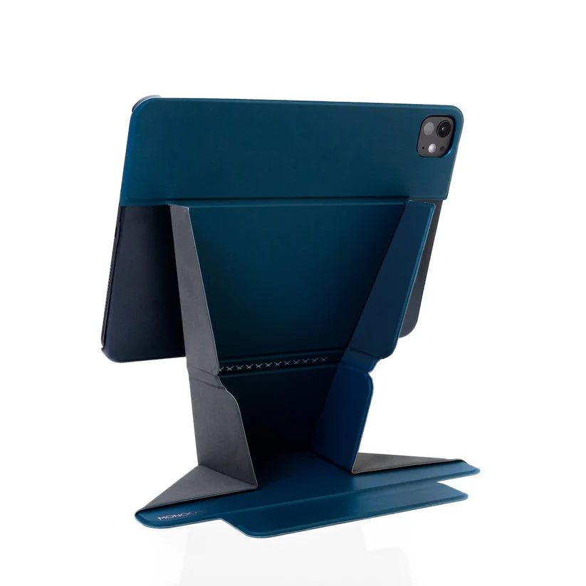 MONOCOZZI LUCID REFINED RAISE FOLIO Full Protection Standing Folio Case for iPad Air 11" (2024) (Midnight Blue)
