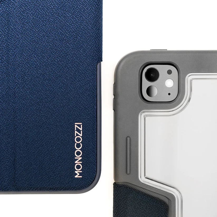 MONOCOZZI SAFEPROTECT 10M Drop Proof Folio Case for iPad Air 13" (Midnight Blue)