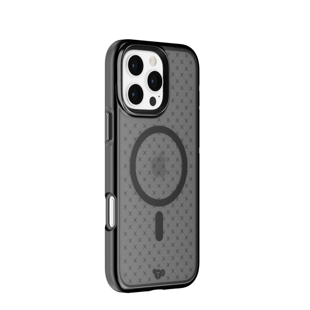 TECH21 EvoCheck Apple iPhone 16 Pro Max Case MagSafe Compatible (Smokey Black)