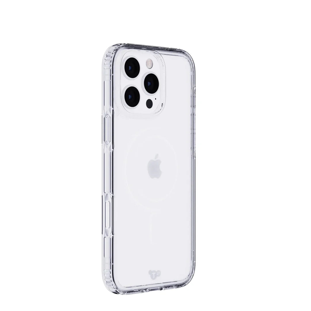 TECH21 EvoClear w/MagSafe for iPhone 16 Pro Max (Clear/White)
