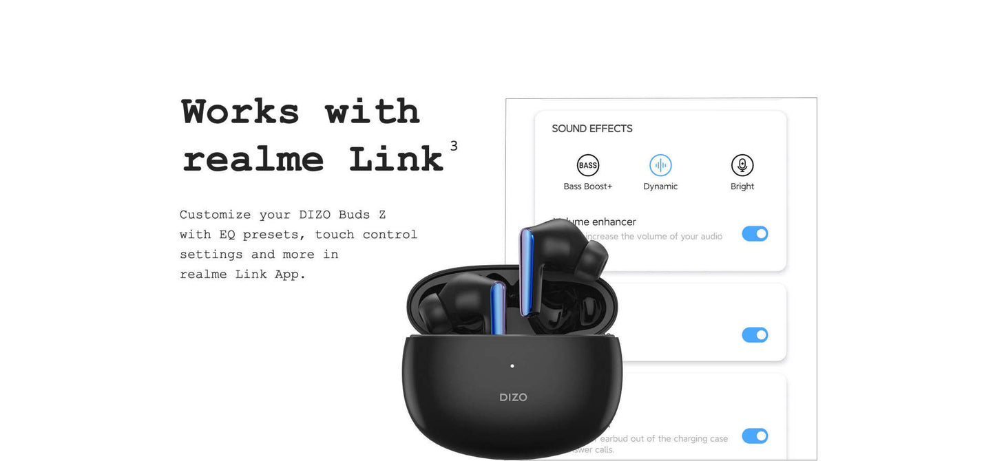 DIZO Buds Z (Onyx Black)
