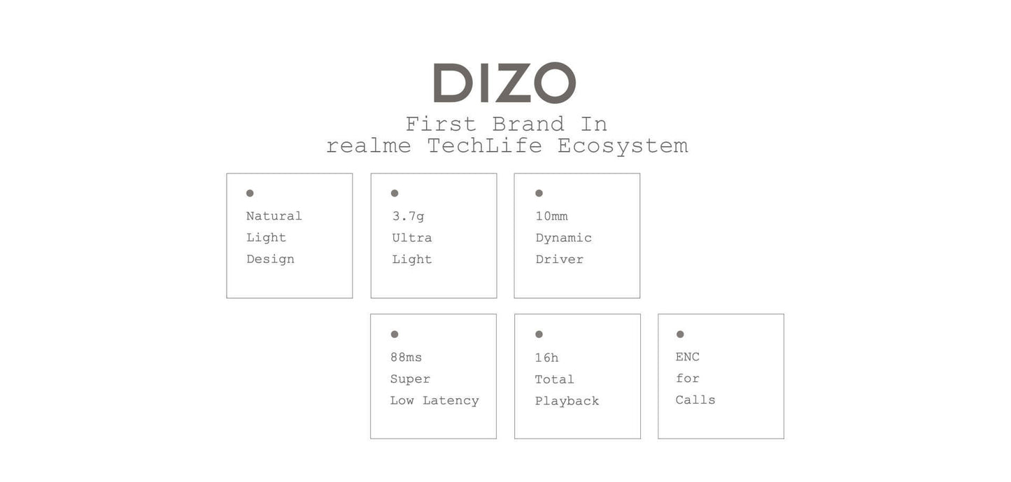 DIZO Buds Z (Onyx Black)