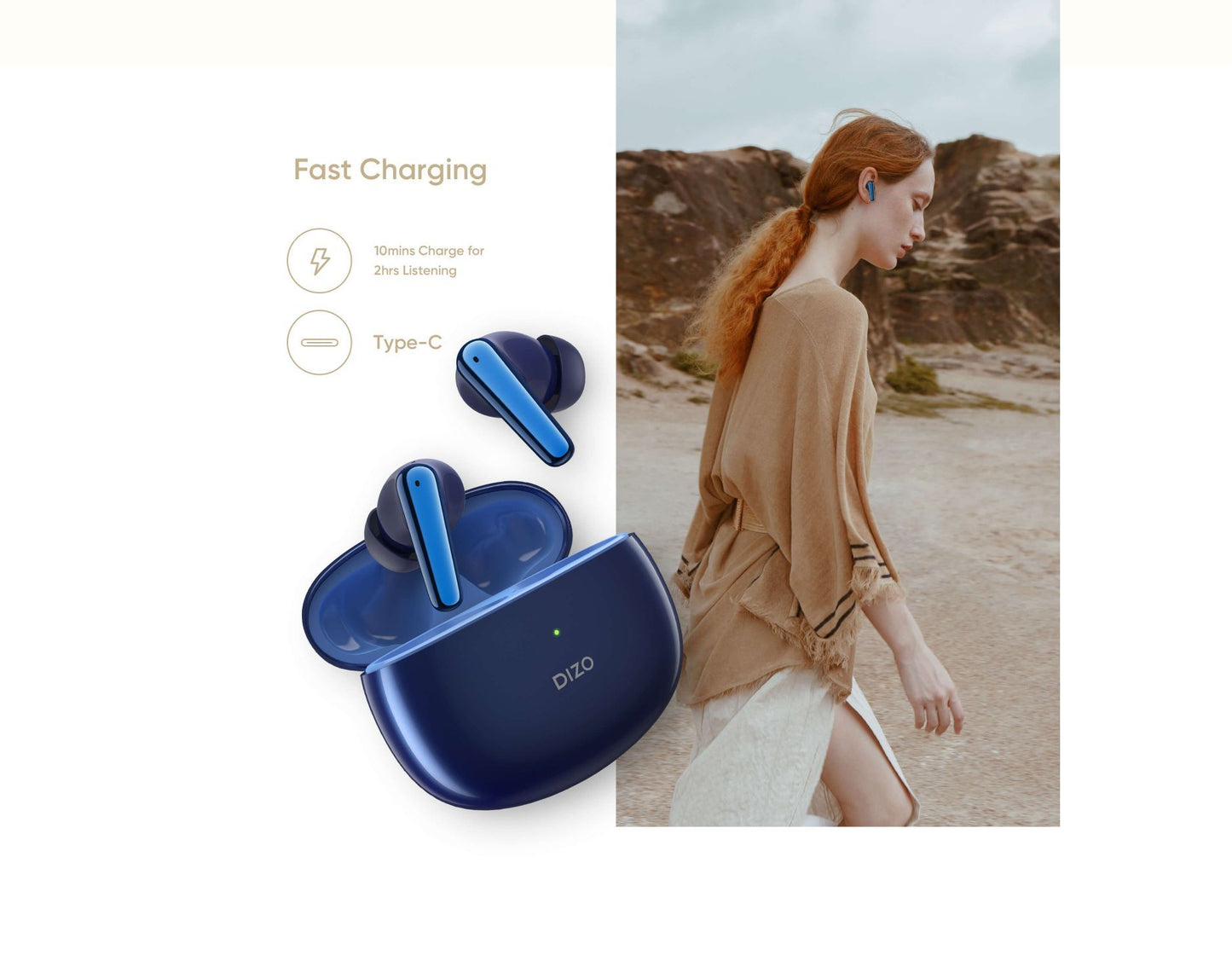 DIZO Buds Z Pro (Ocean Blue)
