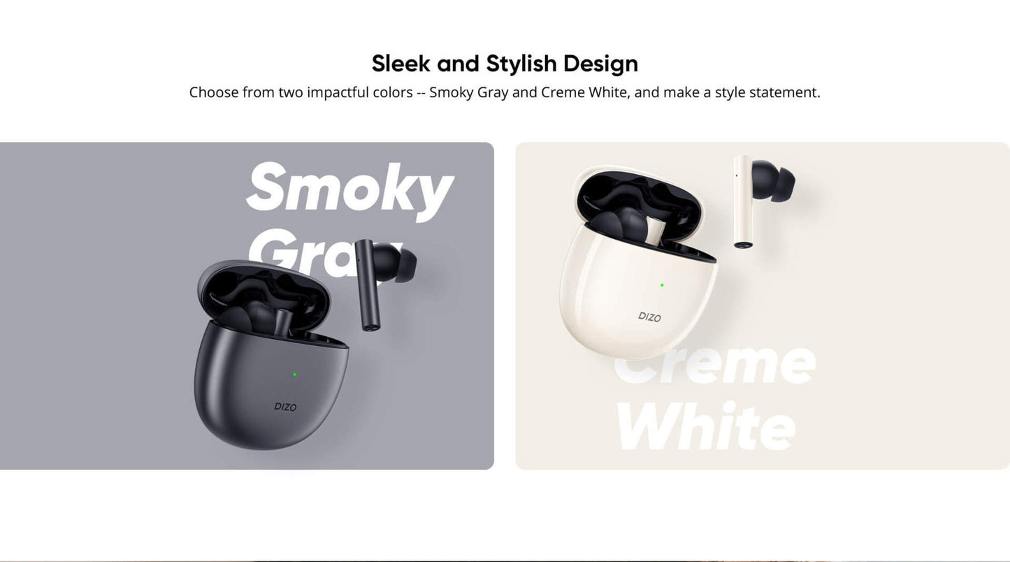 DIZO GoPods (Creme White)