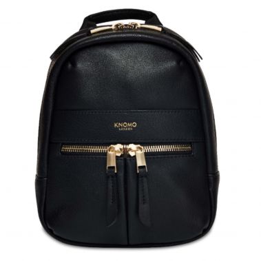 BEAUCHAMP XXS Leather Backpack / X-Body (Black)