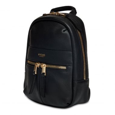 BEAUCHAMP XXS Leather Backpack / X-Body (Black)
