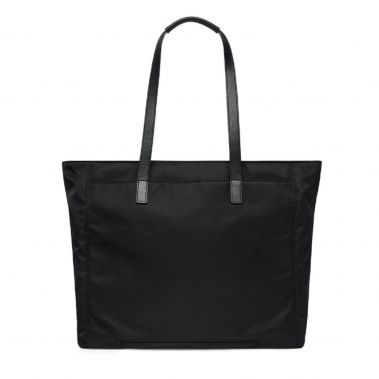 GROSVENOR PLACE L Tote 15'' (Black/Silver Hardware)